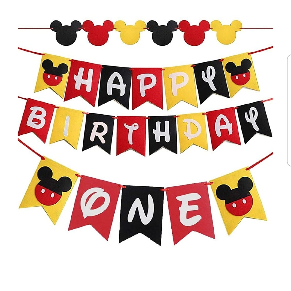 Mickey Mouse Birthday Banner